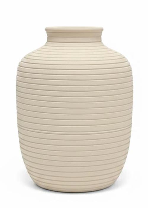 Jarron Escandinavo Artesanal Neutro