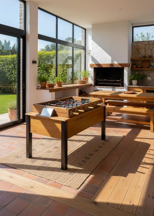 Metegol de madera Madera Clara