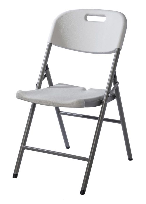 Silla plegable reforzada SIL180-8I Neutro