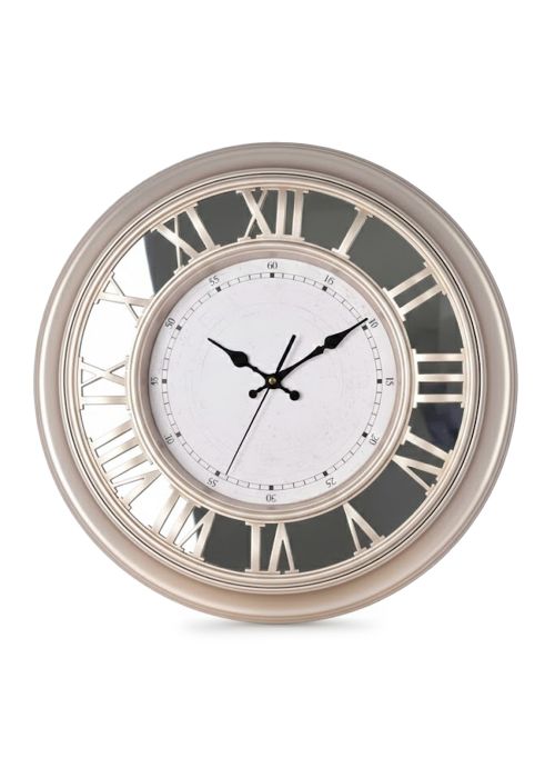 Reloj de Pared Calado Romanos Plateado