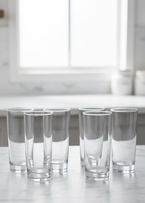 Set de 6 Vasos de trago largo Neutro