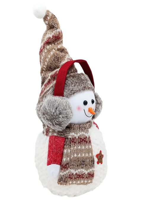 Muñeco de Nieve Blanco 45 x 22 Cm Blanco