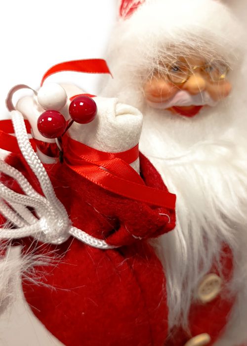 Papá Noel Ártico 90 cm Rojo y Blanco