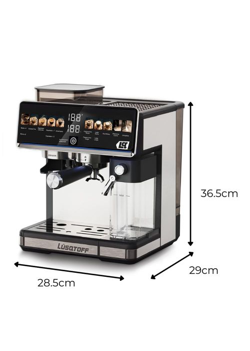 CAFETERA ESPRESSO LUSQTOFF C/MOLINILLO Neutro