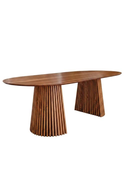 Mesa Flow II Oval Roble