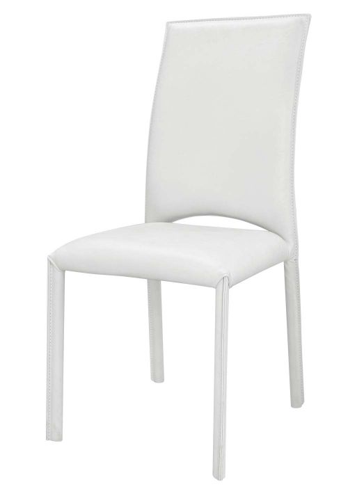 Silla Turmalina Tapizado Blanco