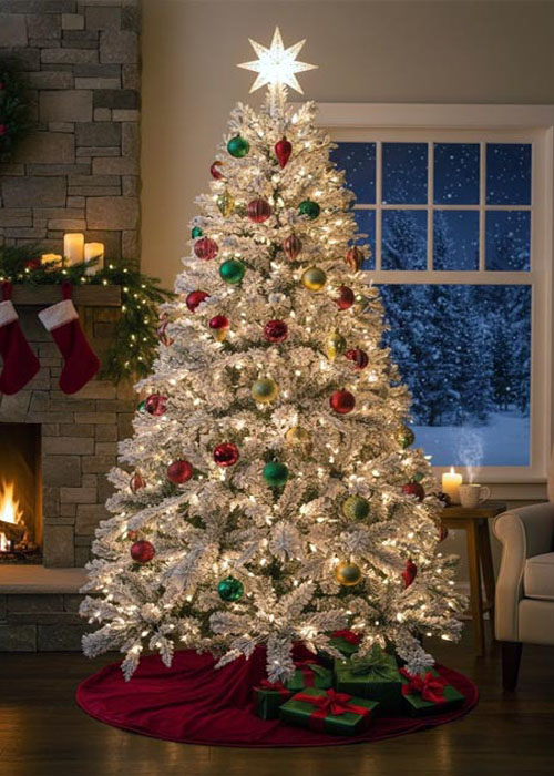 Árbol Navideño Courchevel 180 Blanco