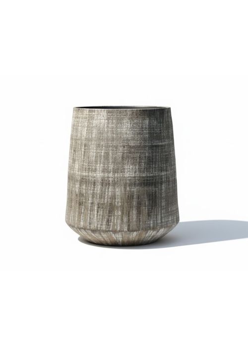 Maceta de cerámica 57 cm Gris