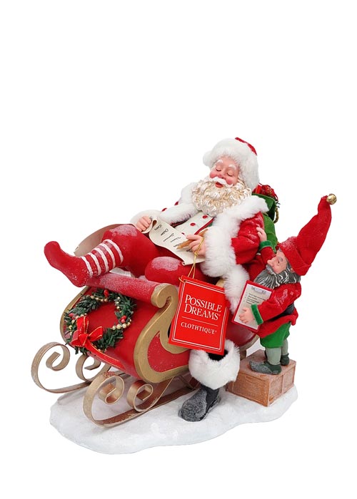 Papa Noel Larga noche navideña 10 Rojo