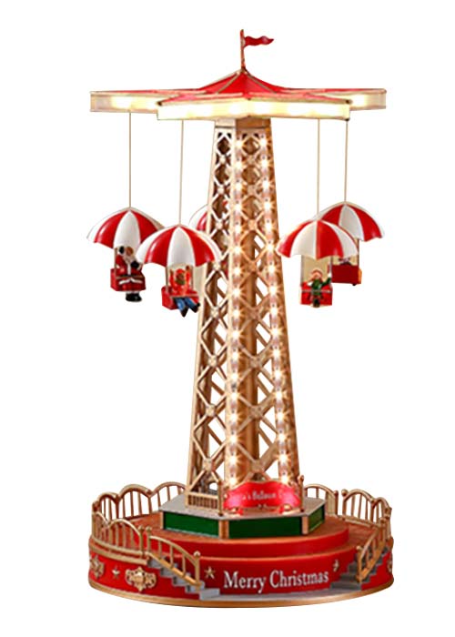 Carrusel Aéreo Navideños Rojo