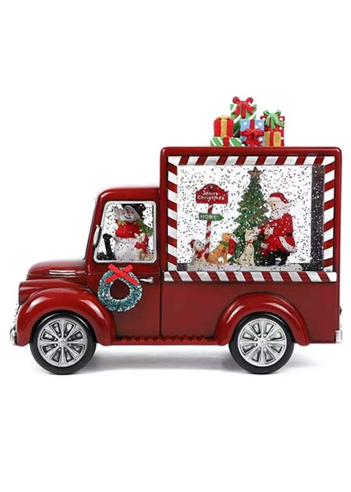 Camion Navideño Papa Noel Rojo