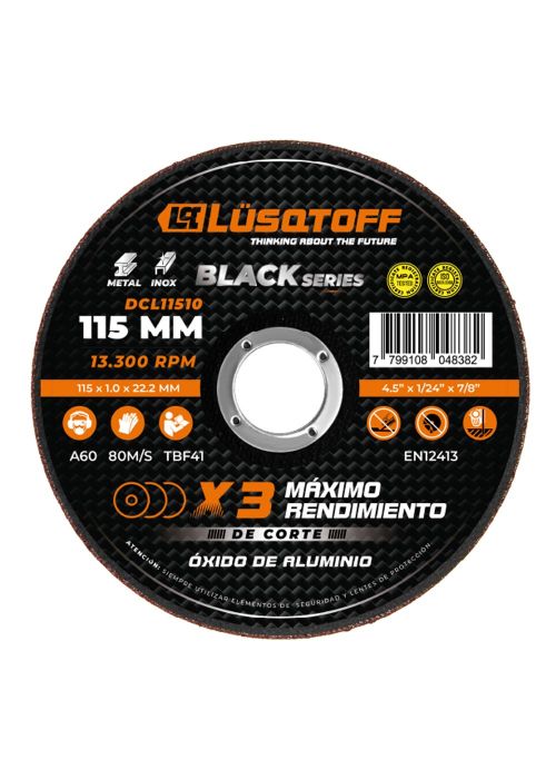 Disco de corte para metal 115X1.0X22 DCL11510 Neutro
