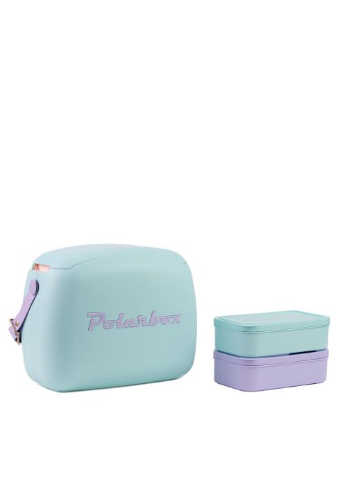 Lunchera Termica Polarbox con dos tupper Celeste