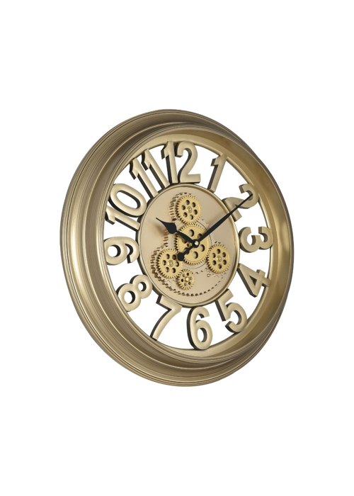 Reloj de Pared Engranajes Romanos Bronce Neutro