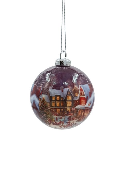 Esfera Navideña “Aldea Nevada”