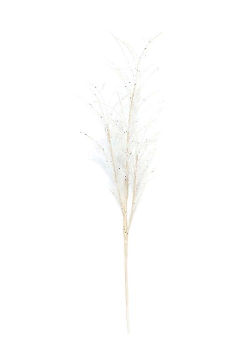 Hierba De Pampa Blanca Brillante De 34P Blanco