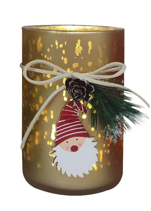 Portavelas Navideños Santa B