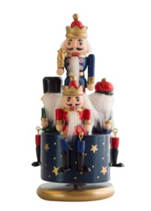 Cascanueces musical Base Azul 20cm Azul