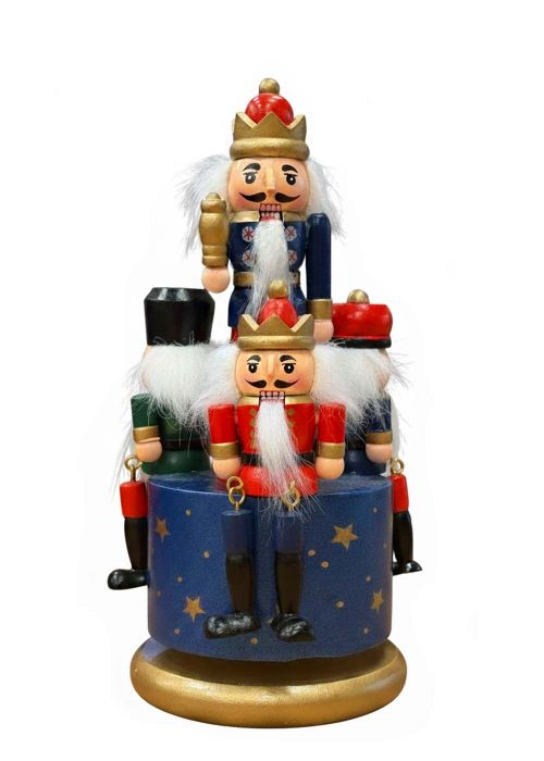 Cascanueces musical Base Azul 20cm