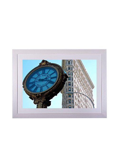 Cuadro Esquina del Tiempo Blanco