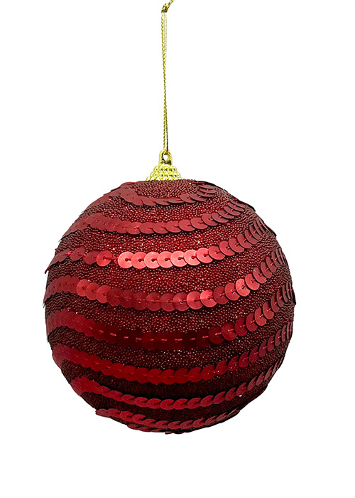 Adorno Lentejuelas Rojas