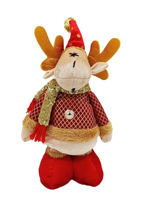 Muñeco Alce Rojo 50 cm Multicolor