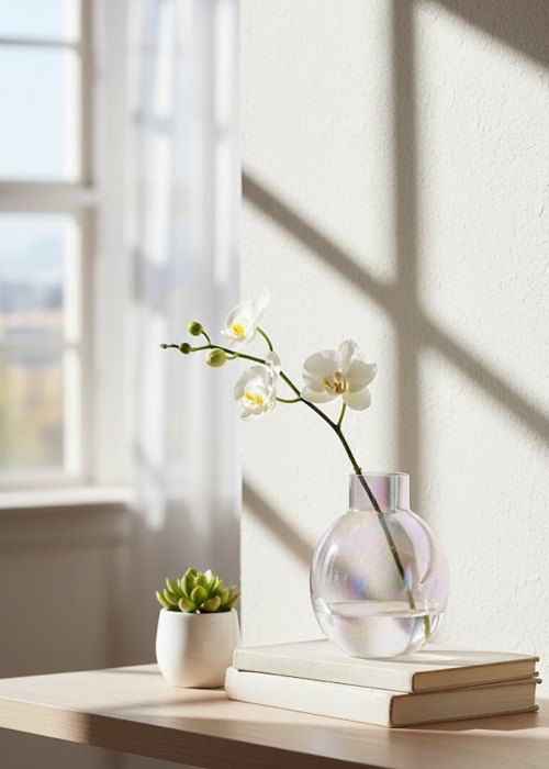 Jarrón Iris 20 cm Neutro