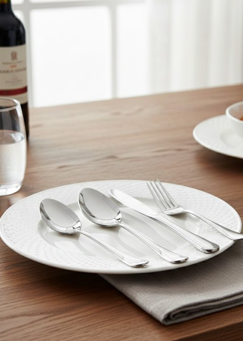 Set Cubiertos Espejo by Pampita Neutro