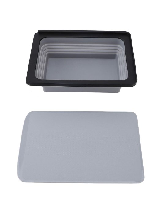 Bandeja escurridora con tabla para cortar Neutro