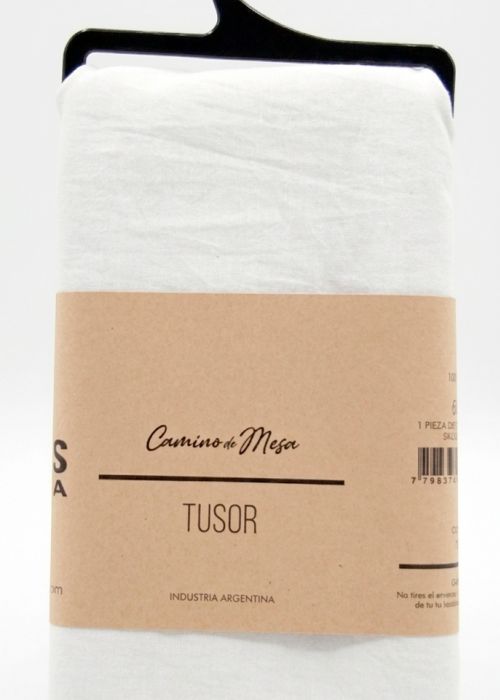 CAMINO DE MESA TUSOR 0.40 X 2.00MTS Neutro