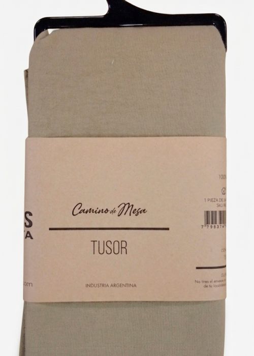 CAMINO DE MESA TUSOR 0.40 X 2.00MTS Beige
