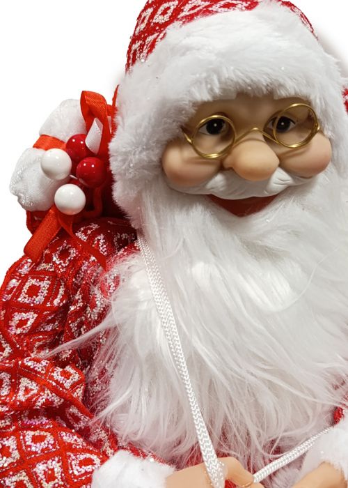 Papá Noel Sur 90 cm Rojo y Blanco