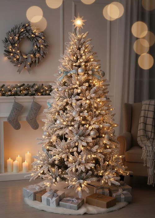 Árbol Navideño St Moritz 300 cm Blanco