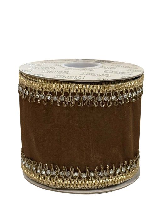 Borde De Reborde Dorado Marron De 4Px5YD