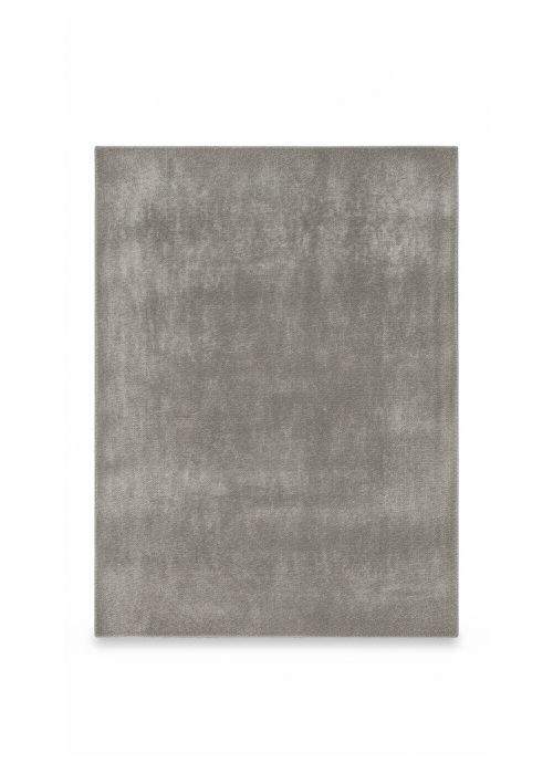 Alfombra Efecto Terciopelo 120 cm Gris