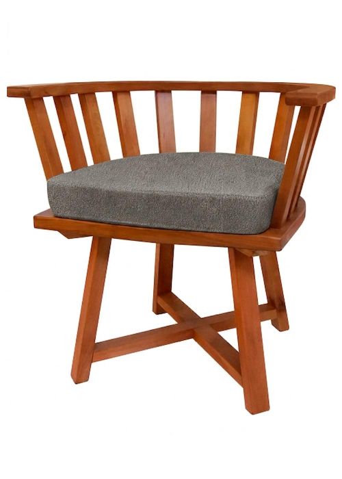 Silla Gervasoni Lustrada Lenny Steel