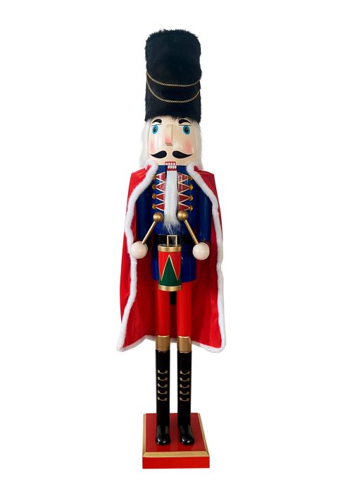 Muñeco Cascanueces Guardia 120 cm Negro