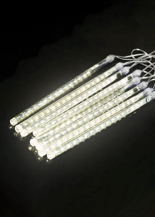 Tubos LED Lluvia de Meteoros Cálidos Multicolor