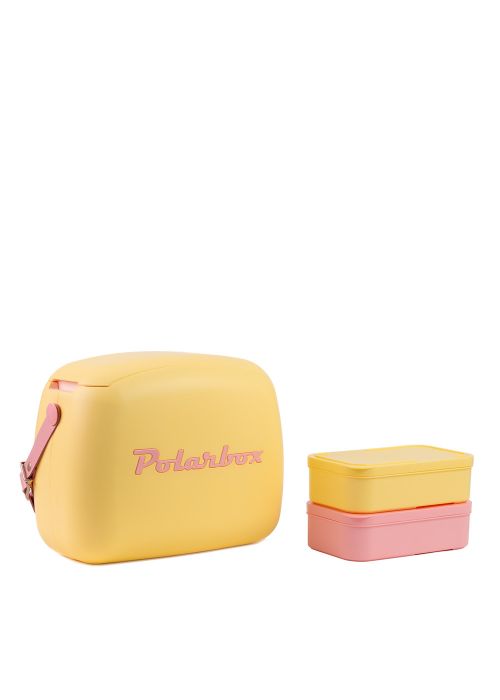 Lunchera Termica Polarbox con dos tupper Amarilla