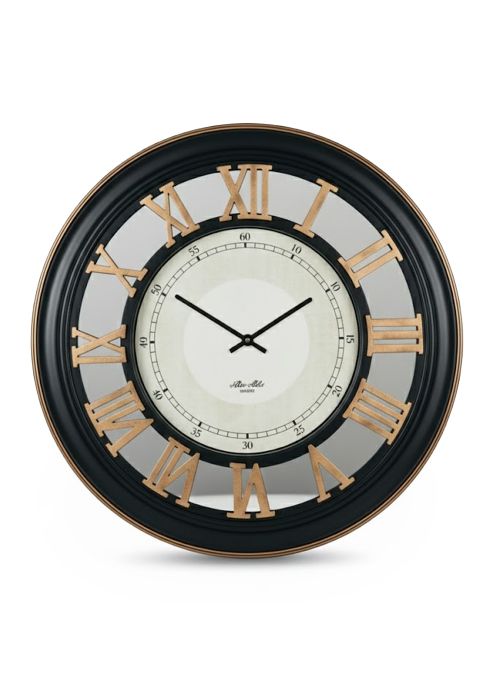 Reloj de Pared Romanos Minimal Negro Neutro