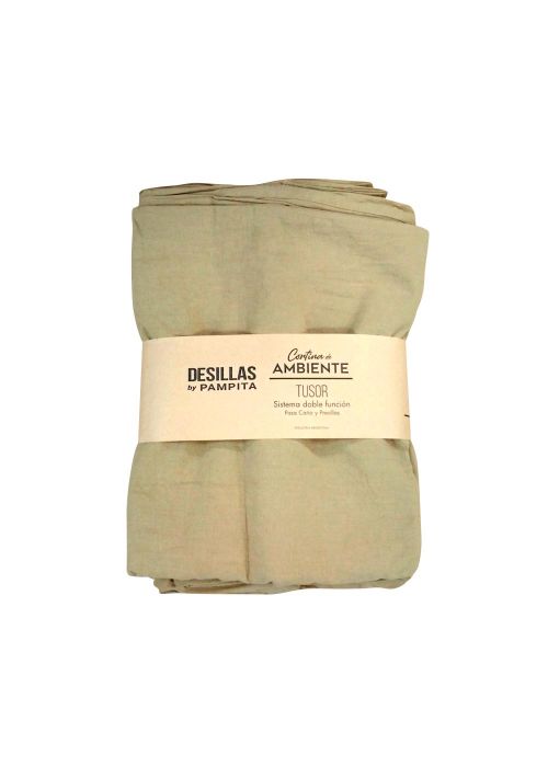 CORTINA AMBIENTE TUSOR DOBLE FUNCION 1.40X2.20M Verde