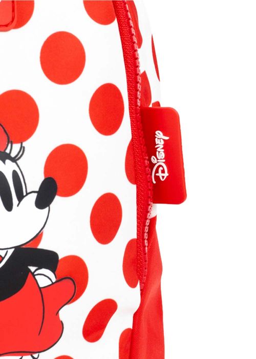 MOCHILA MINNIE LUNARES ROJOS 77005
