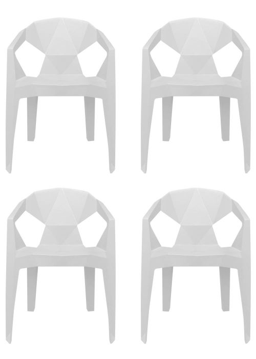 Sillas Cube x4 Blanco