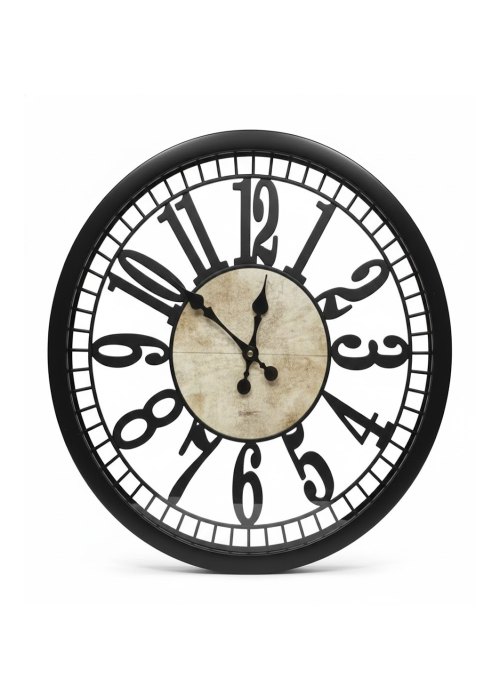 Reloj de pared Vintage con números calados Neutro
