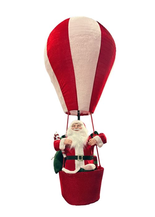 Santa Claus en Globo 150cm Rojo