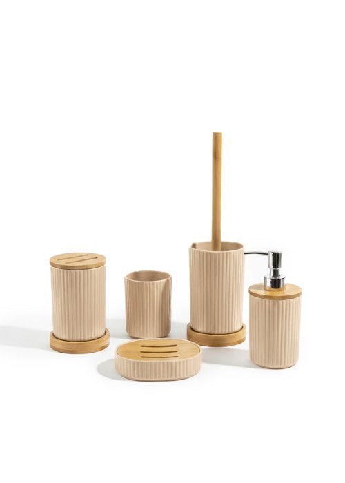 Set de baño sarga 5 piezas Neutro