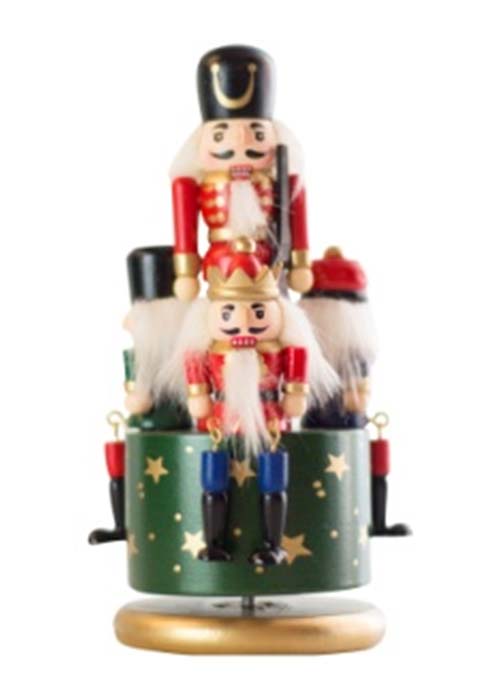 Cascanueces musical Base Verde 20cm