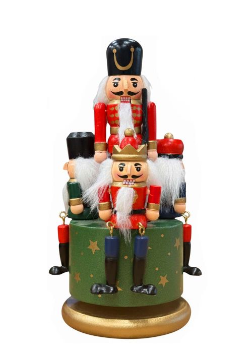 Cascanueces musical Base Verde 20cm