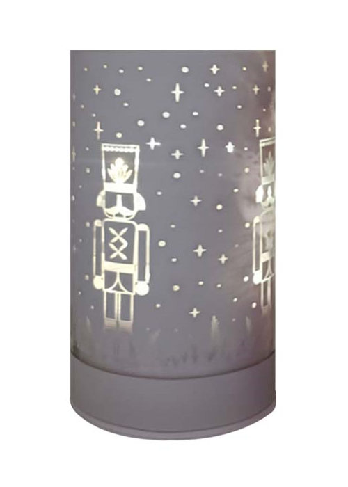 Lámpara Cilíndrica LED Plata