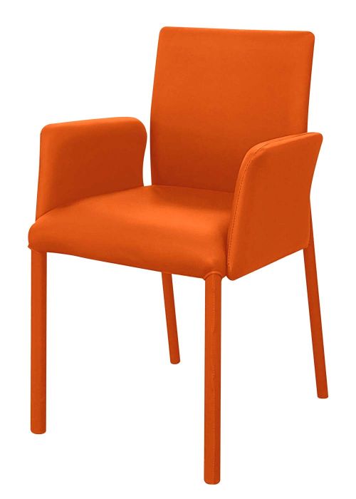 Sillon Onyx Tapizado Naranja